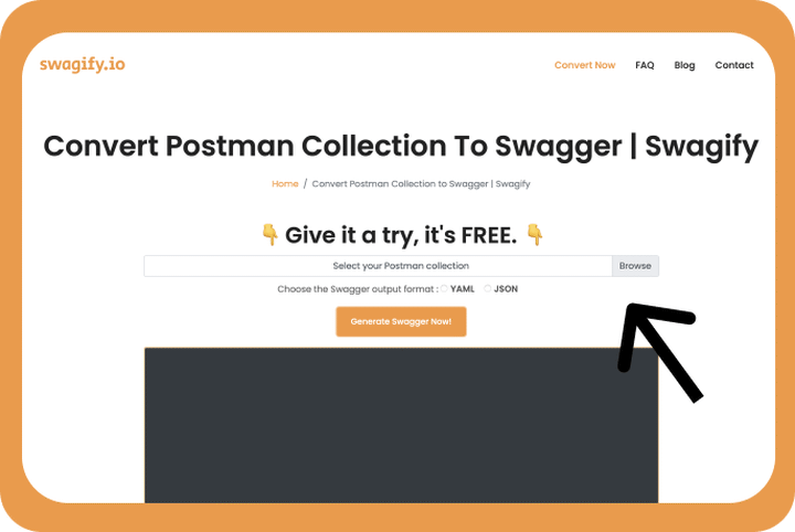 How to use swagify.io